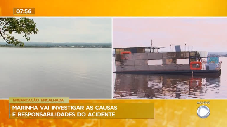 Vídeo: Marinha investiga causas e responsabilidades do acidente com lancha que encalhou com influencers no Lago Paranoá