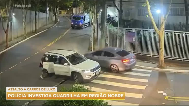 Vídeo: Polícia investiga quadrilha especializada em roubo de carros de luxo em SP