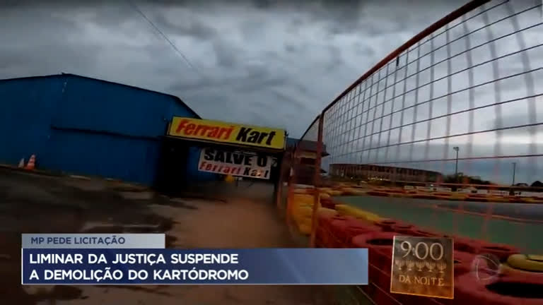 Vídeo: Liminar da Justiça suspende a demolição do kartódromo