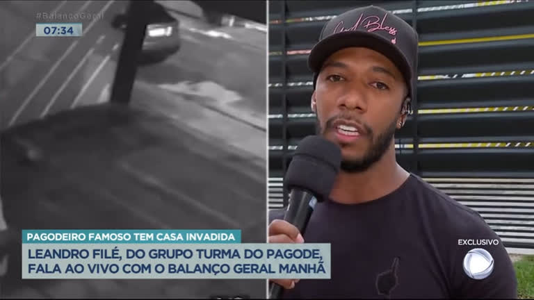 Vídeo: Bandido em fuga invade casa de pagodeiro em São Paulo