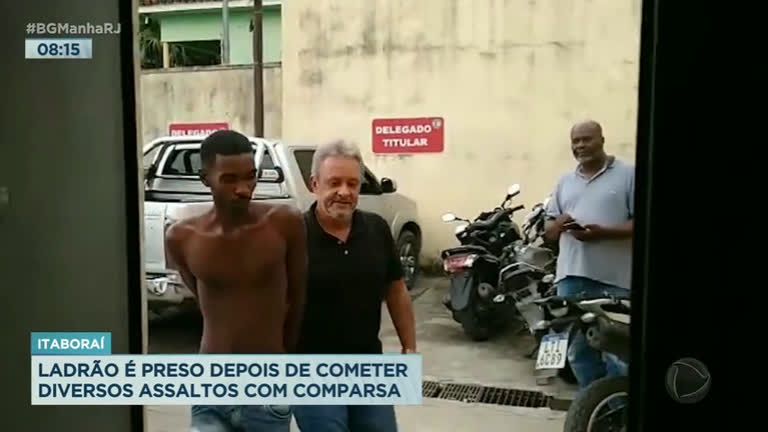 Vídeo: Polícia prende assaltante em Itaboraí