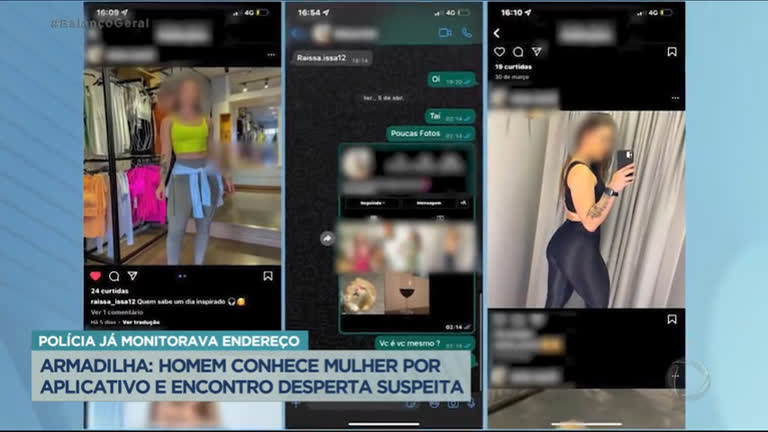 Vídeo: Homem conhece mulher por aplicativo e encontro desperta suspeita