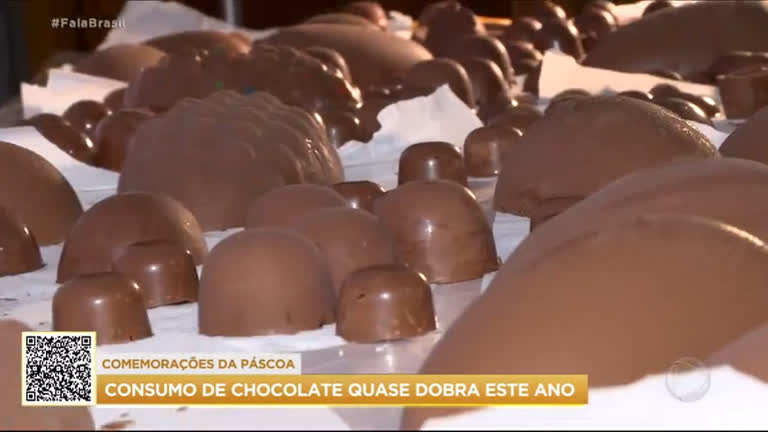 Vídeo: Pesquisa aponta aumento de quase 90% no consumo de chocolate na Páscoa
