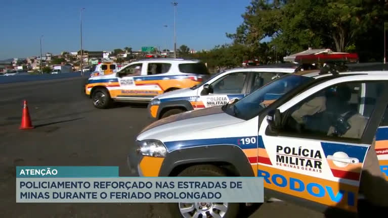 Vídeo: Estradas de MG tem policiamento reforçado para o feriado