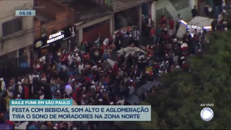 Vídeo: Festa com bebidas, som alto e aglomeração perturba moradores na Zona Norte de SP