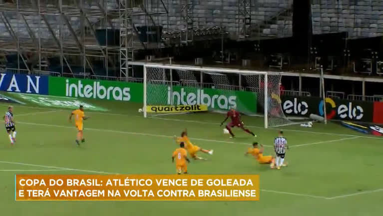 Vídeo: Atlético-MG vence Brasiliense por 3x0 no Mineirão pela Copa do Brasil