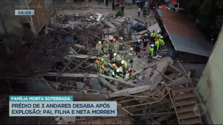 Vídeo: Três pessoas da mesma família morrem após desabamento de prédio em Vila Velha (ES)