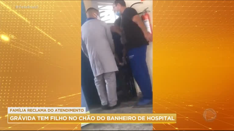 Vídeo: Criança nasce em banheiro de hospital no RJ