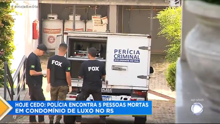 Vídeo: Polícia encontra cinco pessoas da mesma família mortas em condomínio de Porto Alegre