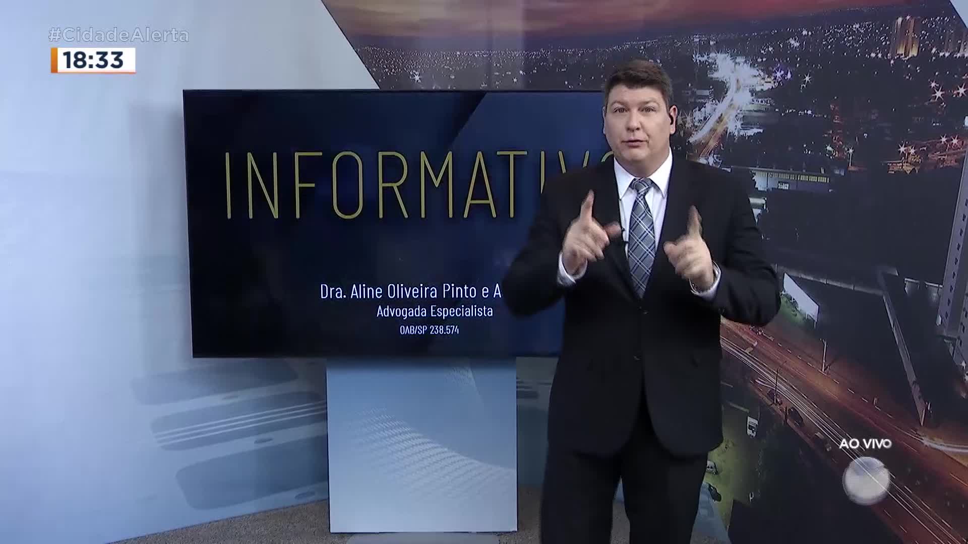 Vídeo: Informativo Dra. Aline - Cidade Alerta Interior - Exibido em 14/04/2022