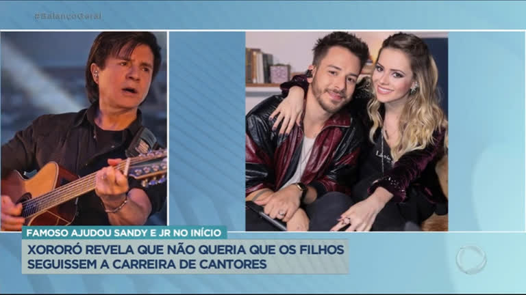 Vídeo: Xororó revela que não queria que filhos Sandy e Junior seguissem a carreira de cantores