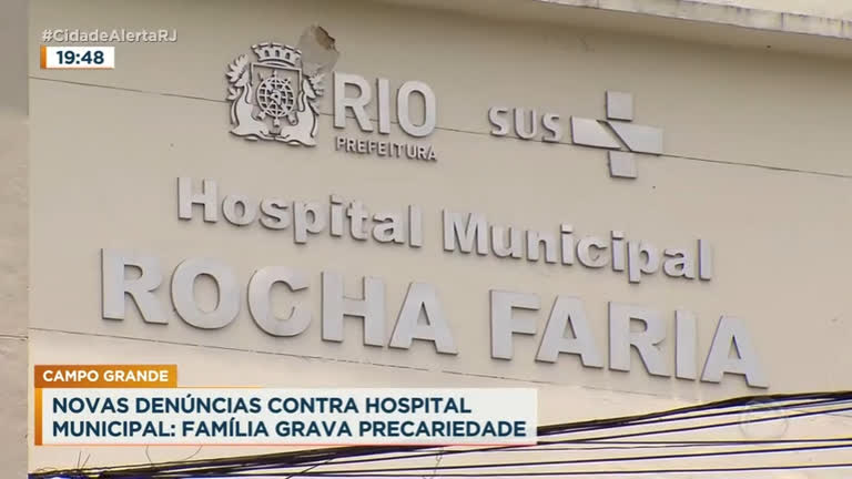 Vídeo: Familiares de pacientes internados no Hospital Rocha Faria denunciam falta de higiene e médicos