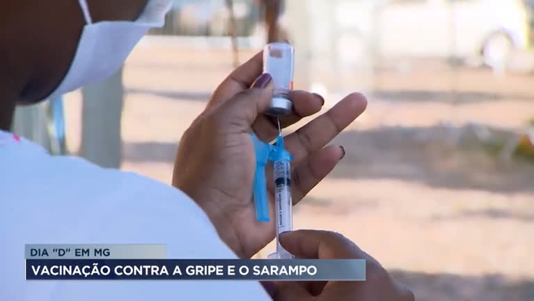 Vídeo: MG terá “Dia D” de vacinação contra gripe e sarampo no fim de semana