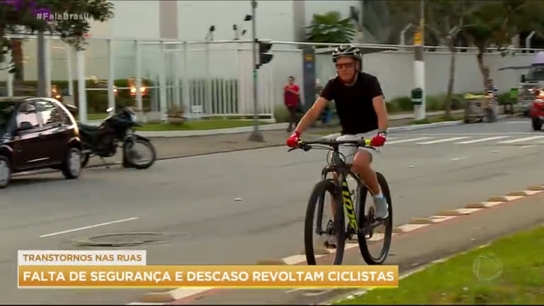 Vídeo: Ciclistas reclamam de falta de segurança em SP