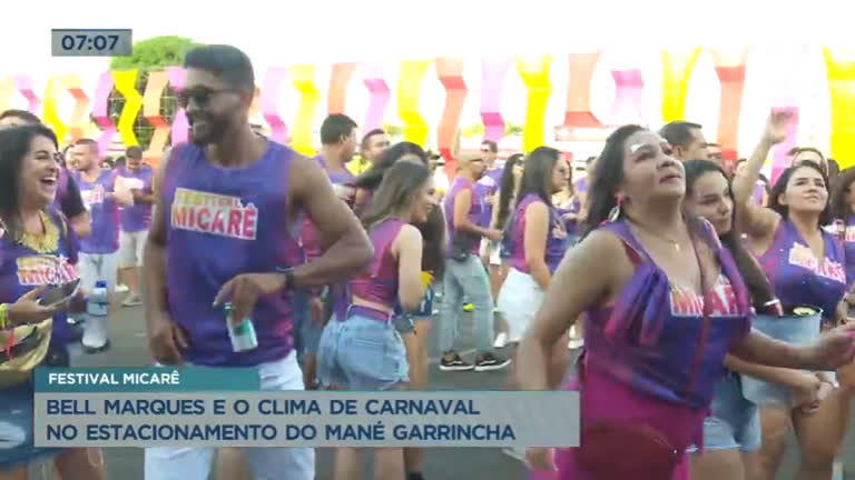 Vídeo: Festival Micarê: retorno do festival trouxe clima de carnaval no estacionamento do Mané Garrincha