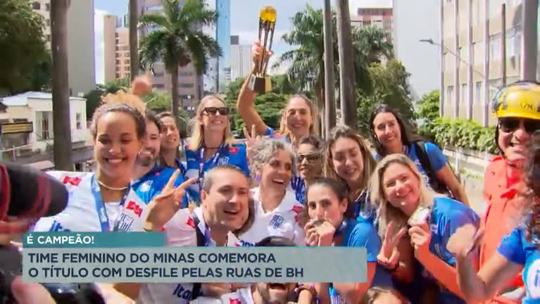 Vídeo: Equipe feminina do Minas Tênis Clube conquista o tricampeonato na Superliga de Vôlei