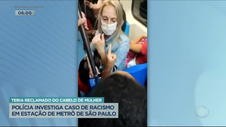 Vídeo: Polícia investiga caso de injúria racial no metrô de SP