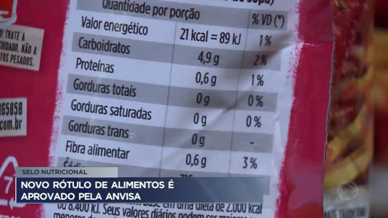 Vídeo: Novo rótulo de alimentos é aprovado pela Anvisa