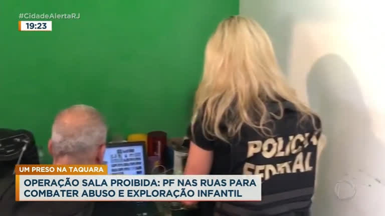 Vídeo: PF prende suspeito de divulgar pornografia infantil no Rio