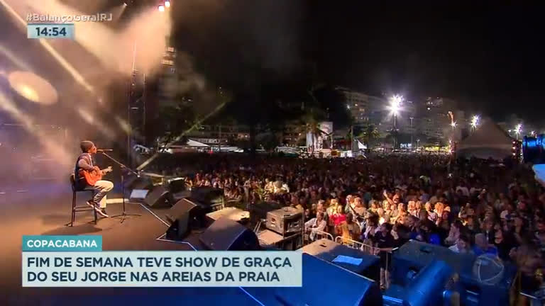 Vídeo: Festival TIM traz música em evento gratuito na Praia de Copacabana