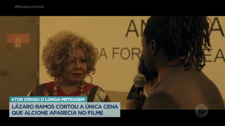 Vídeo: Lázaro Ramos corta única cena de Alcione no filme “Medida Provisória”