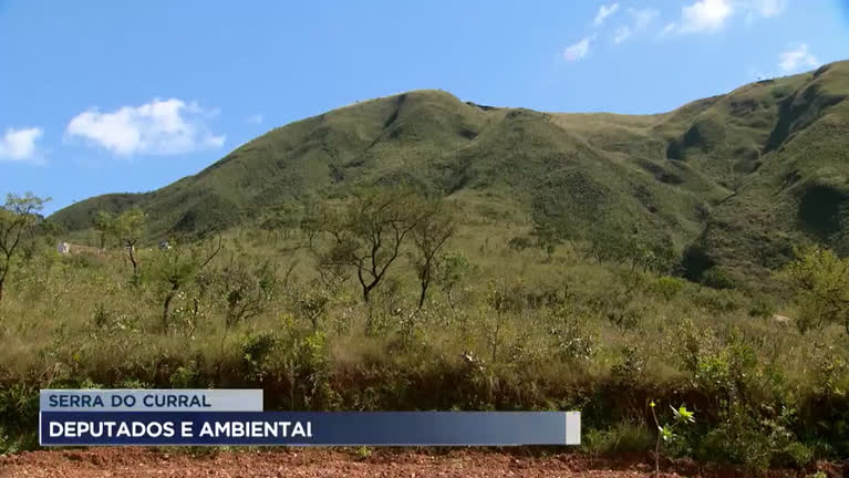 Vídeo: Deputados e ambientalistas visitam área que deve ser minerada na Serra do Curral
