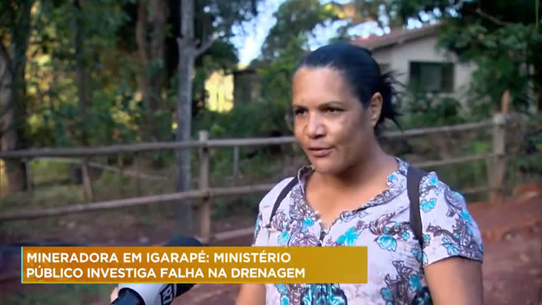 Vídeo: MP investiga falha na drenagem de mineradora em Igarapé (MG)