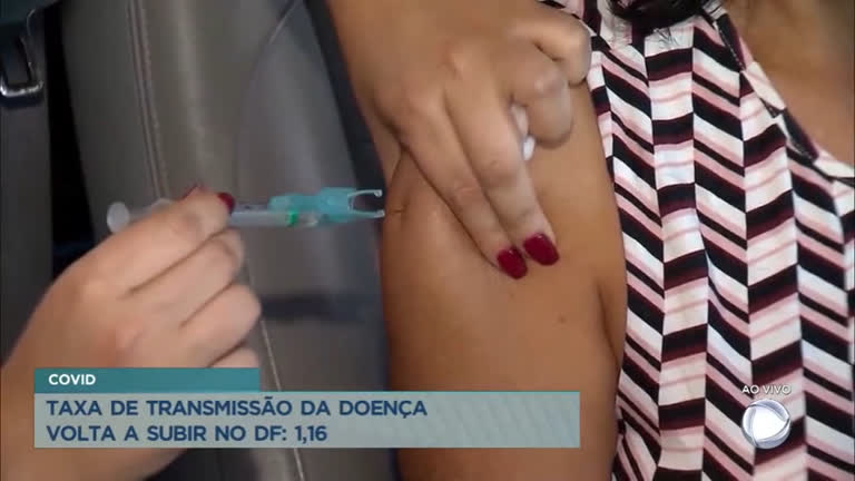 Vídeo: Taxa de transmissão da Covid-19 volta a subir e chega a 1,16 no DF