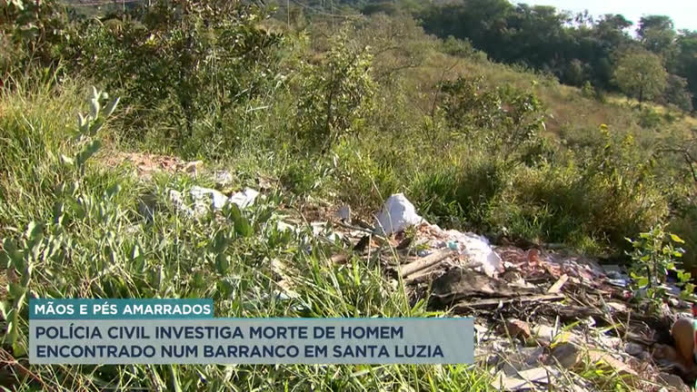 Vídeo: Corpo de homem é encontrado em barranco de Santa Luzia (MG)