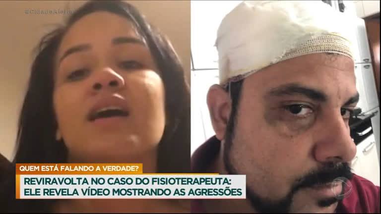 Vídeo: Mulher acusa ex-namorado de agressão na Região Metropolitana de SP