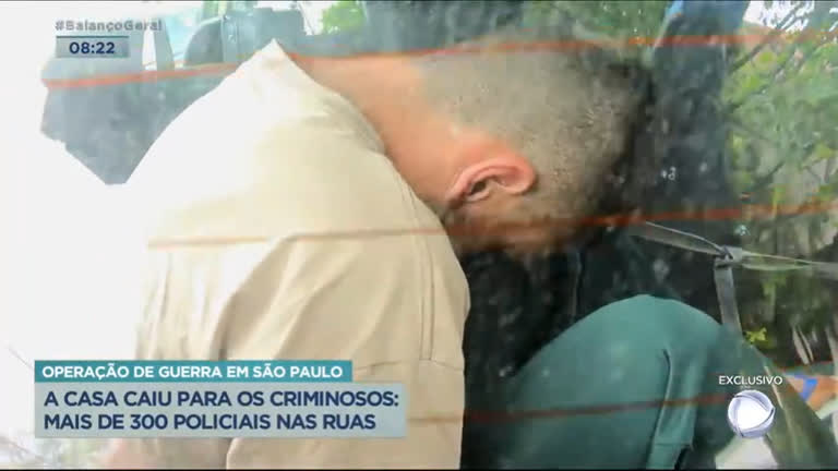 Vídeo: Operação policial fecha cerco contra criminosos no Guarujá