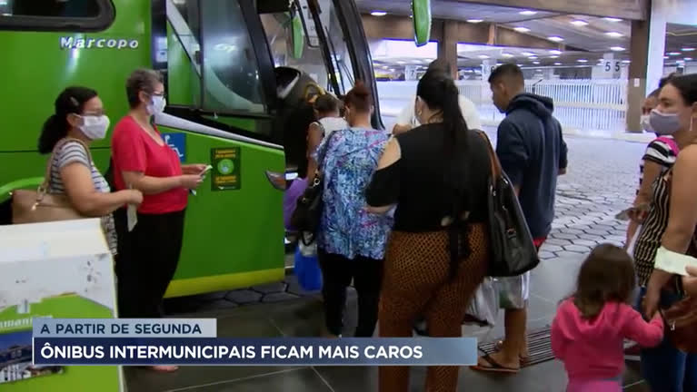 Vídeo: Passagem de ônibus intermunicipais aumenta em MG