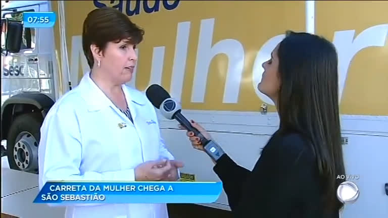 Vídeo: "Carreta da Mulher" leva exames gratuitos a mulheres de São Sebastião