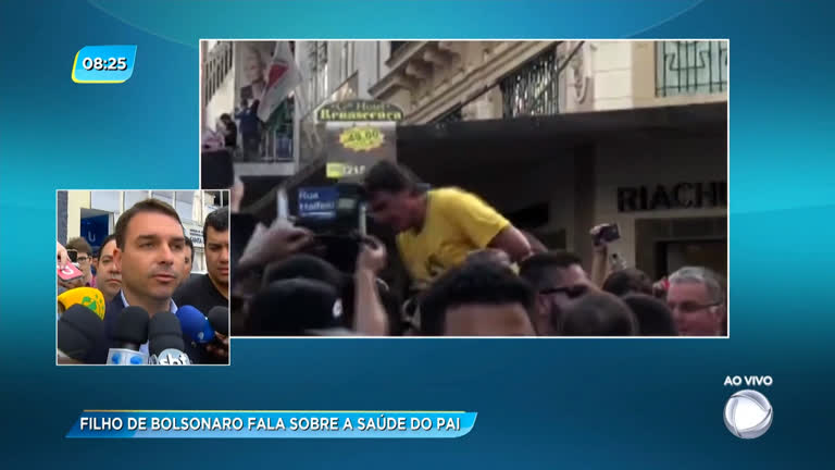 Vídeo: Filho de Bolsonaro afirma que presidenciável será transferido para São Paulo