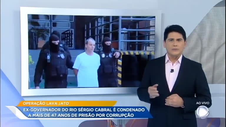Vídeo: Sérgio Cabral é condenado a mais 47 anos de prisão