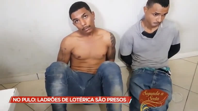 Vídeo: Dupla é presa após assaltar uma casa lotérica