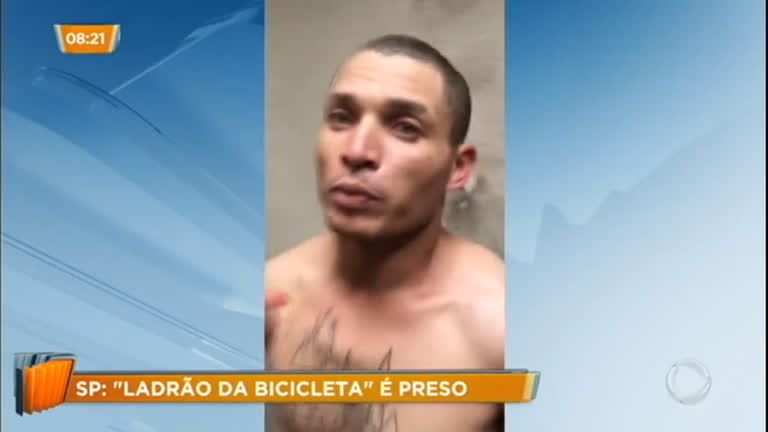 Vídeo: "Ladrão da bicicleta" é preso em Guarulhos (SP)