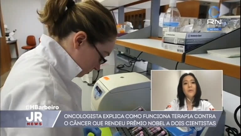 Vídeo: Médica explica como funciona tratamento contra câncer que rendeu o Prêmio Nobel