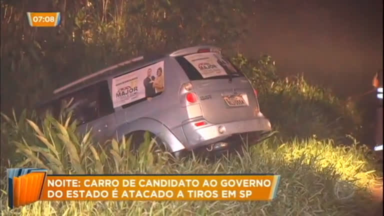 Vídeo: Major Costa e Silva é alvo de ataque quando retornava de comício
