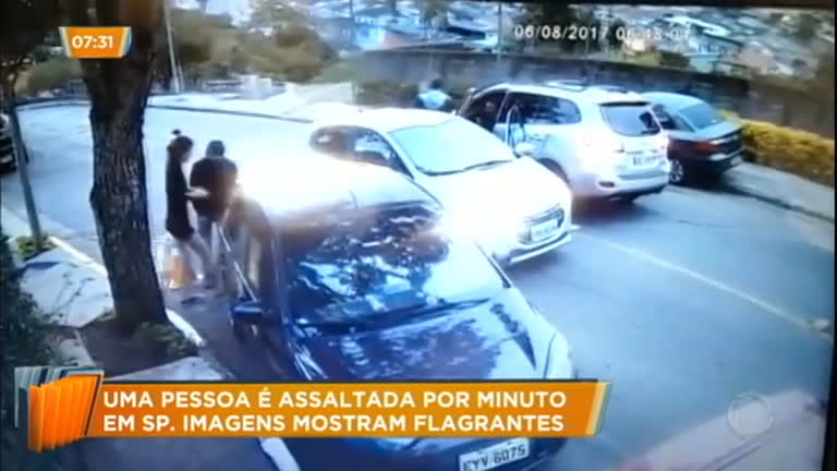 Vídeo: São Paulo registra um assalto por minuto