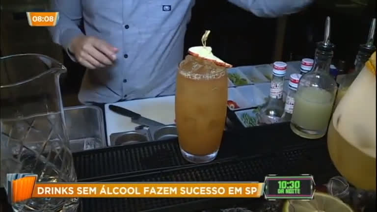 Vídeo: Drinks sem álcool ganham fama em bares de São Paulo