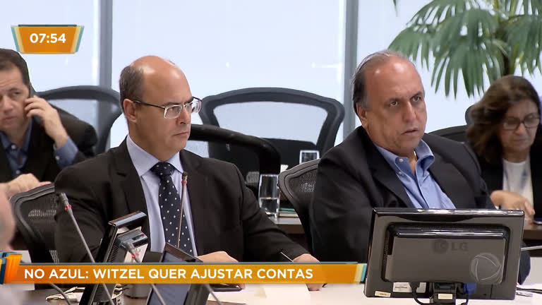 Vídeo: Após reunião com Pezão, Wilson Witzel afirma que quer ajustas contas do Estado