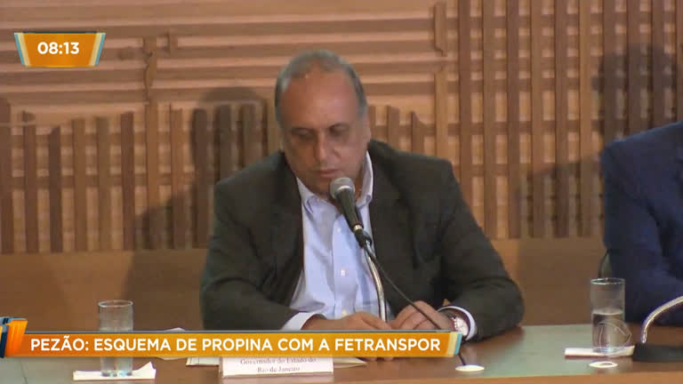 Vídeo: Promotores afirmam que Pezão recebeu pelo menos R$ 11 milhões da Fetranspor