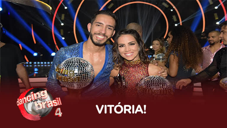 Vídeo: Pérola Faria é a grande vencedora da quarta temporada do Dancing Brasil