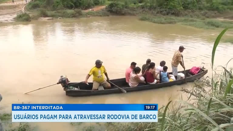 Vídeo: Transtorno com interrupção do tráfego na BR-367