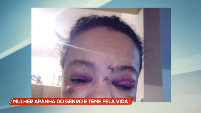 Vídeo: Mulher é agredida pelo genro quando buscava a neta